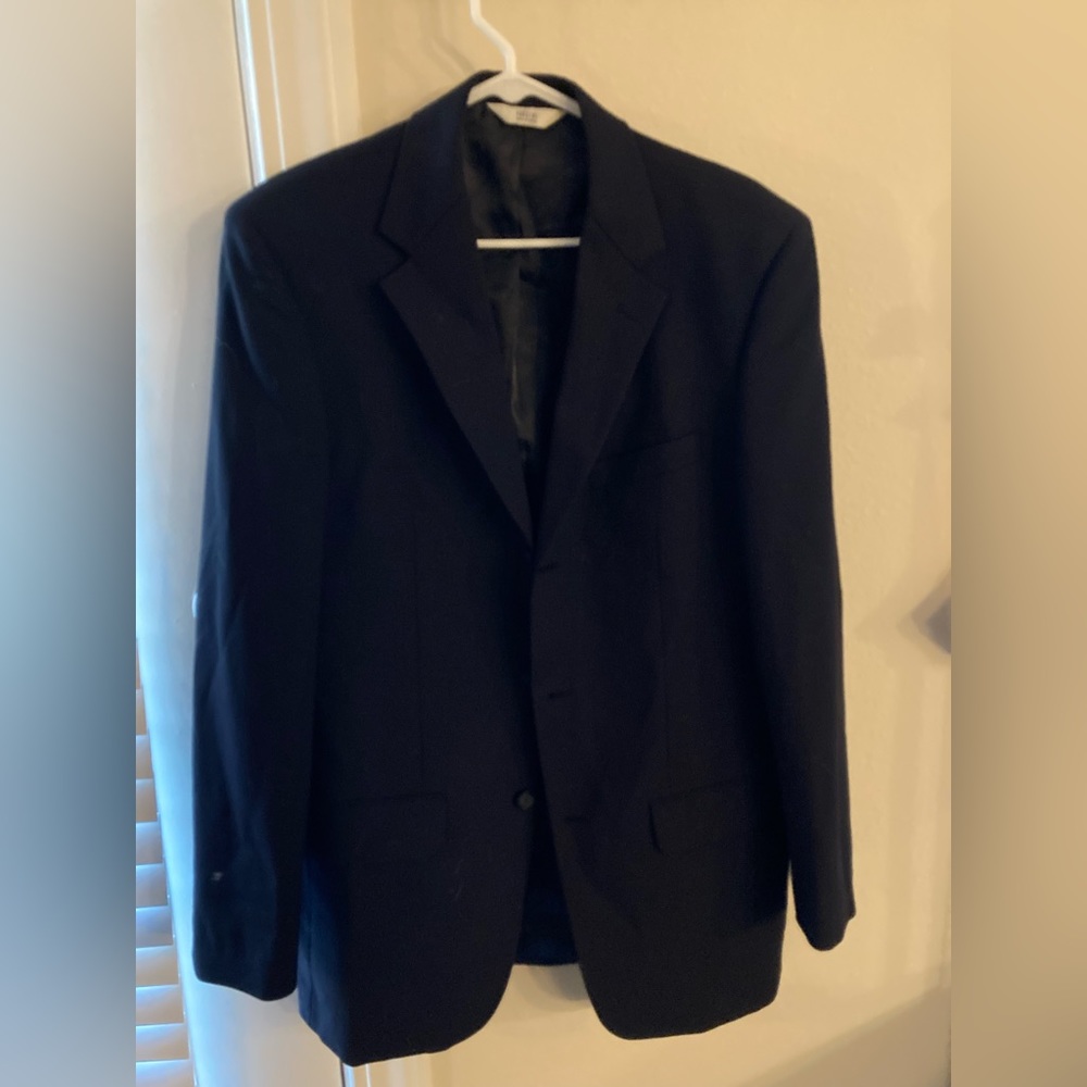 Versini Coat 38 Long Black
